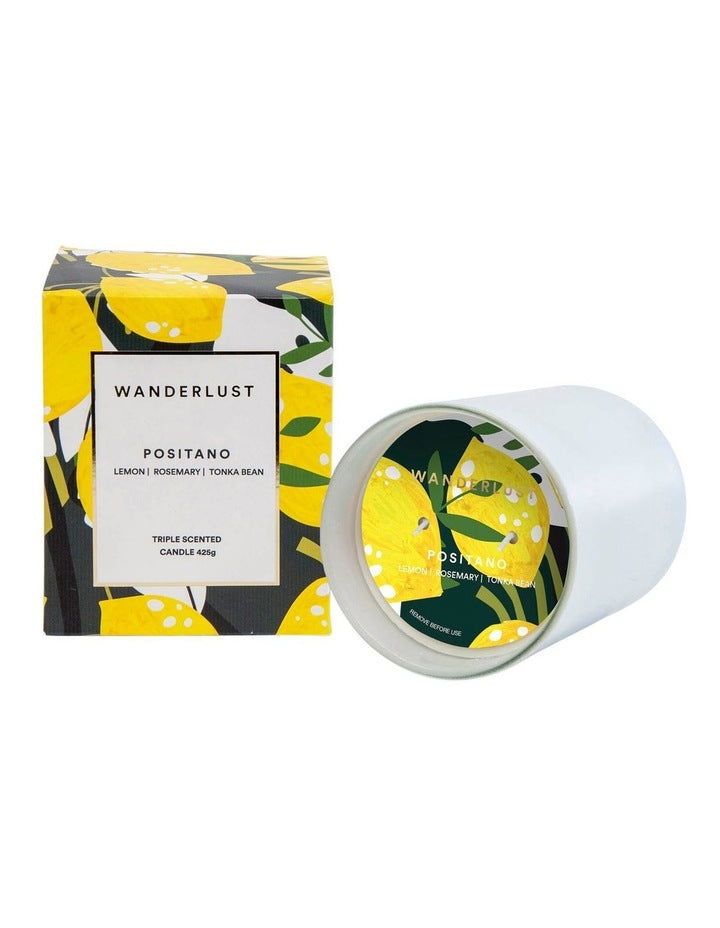 Wanderlust 425g Positano Candle