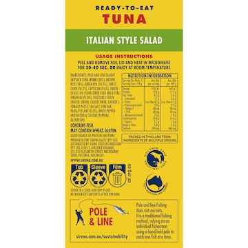 Sirena Italian Style Salad With Tuna 170g