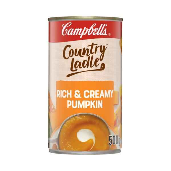 Country Ladle Soup Can Rich & Creamy Pumpkin