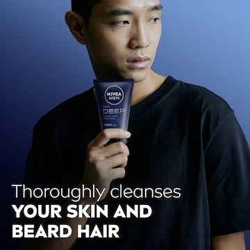 Nivea Men Deep Face & Beard Wash 100mL