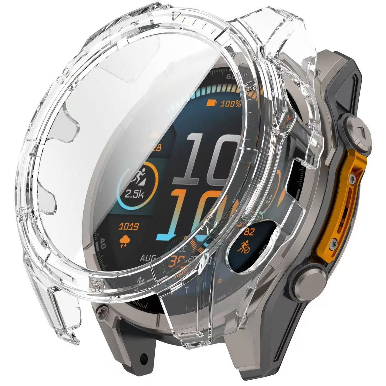 Garmin Fenix 8 Clear Watch Case with Glass Screen 51mm