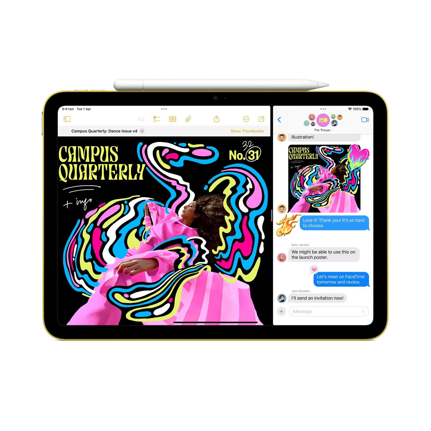 Apple iPad 11-inch A16 256GB Wi-Fi + Cellular (Blue)
