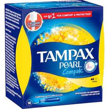 Tampax Tampons Pearl Compak Mini 18 pack
