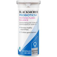 Blackmores Probiotics+ Women's Flora Balance Vitamin Capsules 30 Pack