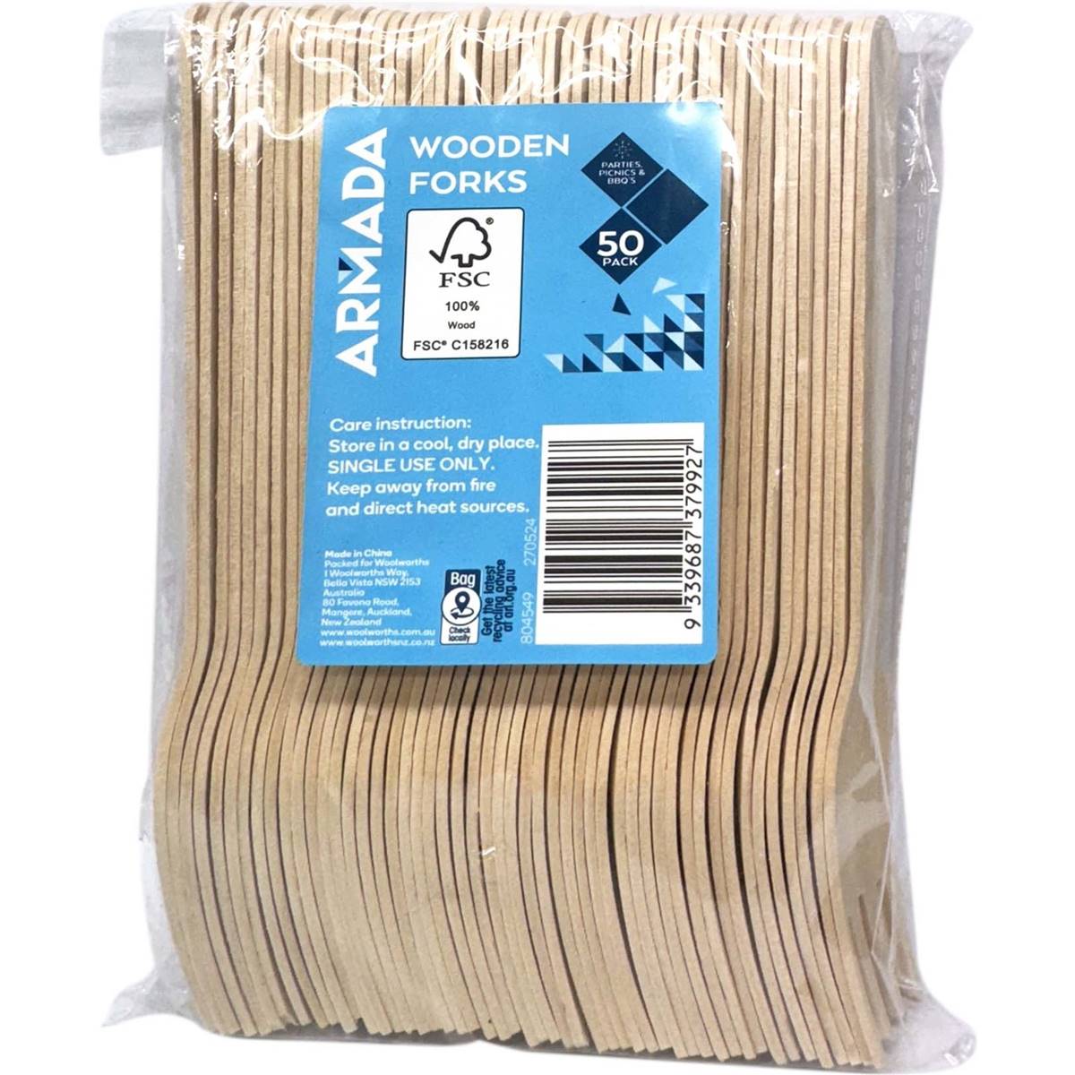 Armada Wooden Forks 50 pack