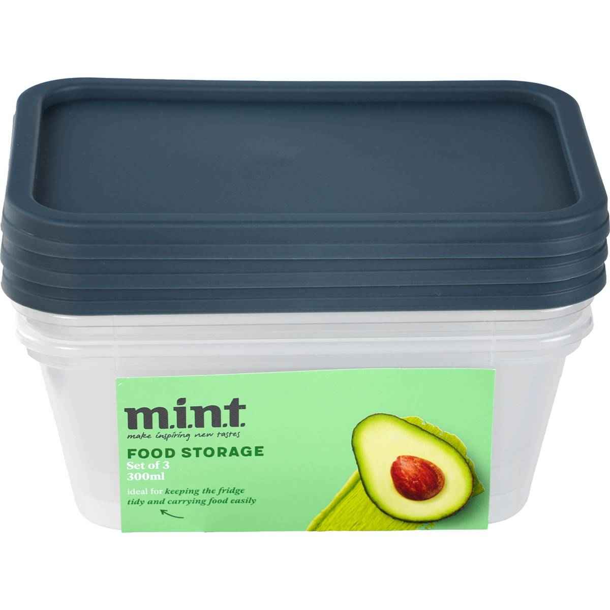 MINT Food Storage Containers 300mL 3 pack