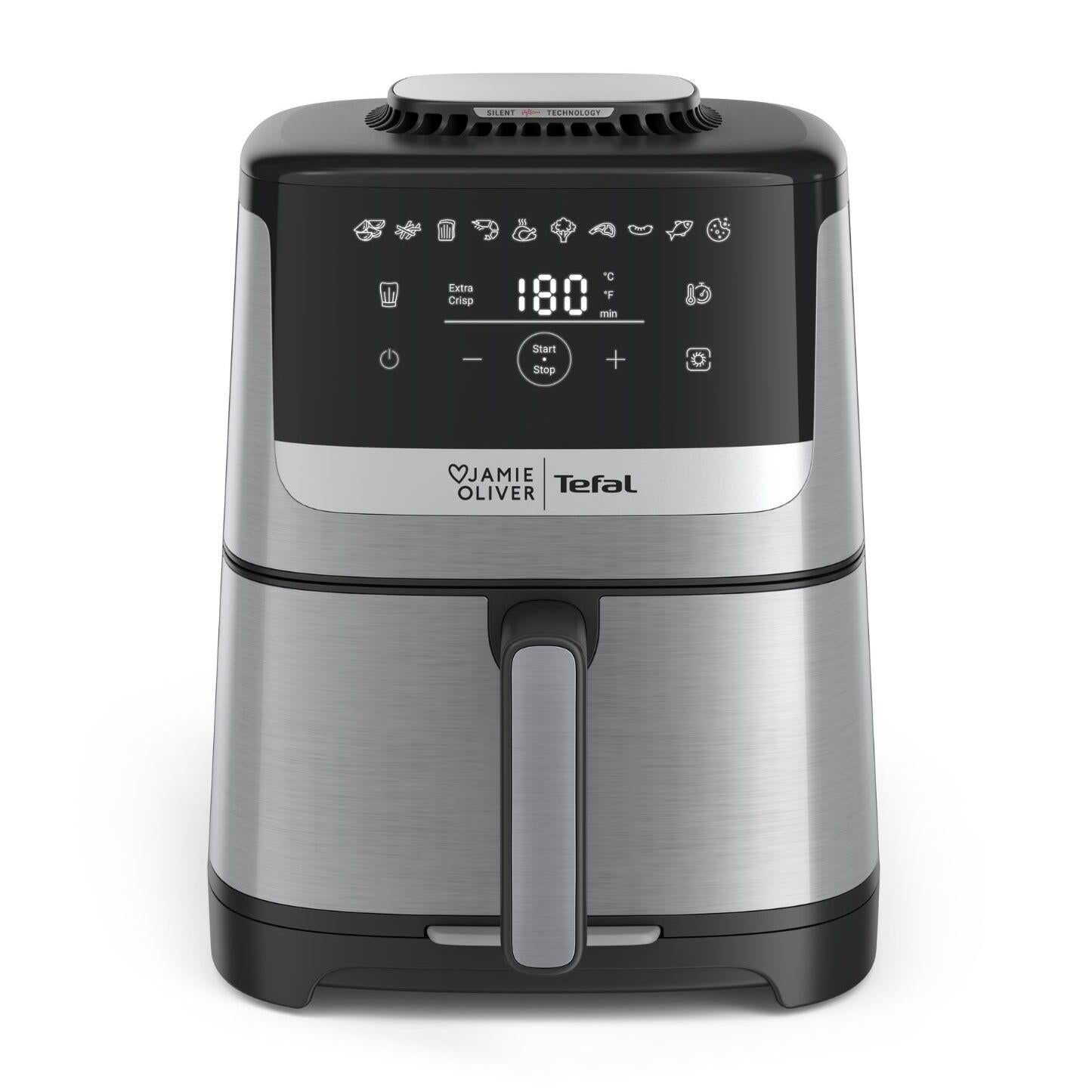 Tefal Jamie Oliver 5L Easy Fry Silence Deluxe Air Fryer