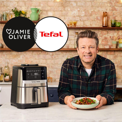 Tefal Jamie Oliver 5L Easy Fry Silence Deluxe Air Fryer