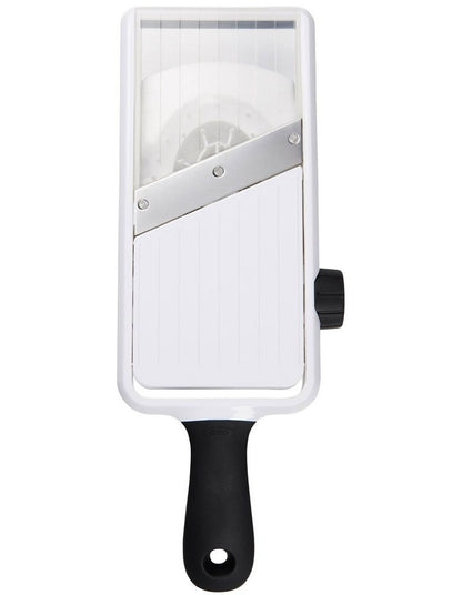 Good Grips Adjustable Hand-Held Mandoline Slicer in White