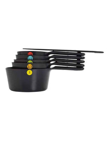 Good Grips Plastic Measuring Cups Set 6 Piece in Black