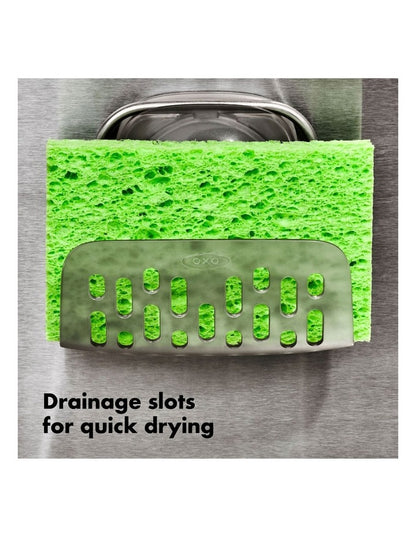 Good Grips Strong Hold Suction Sponge Holder in Grey