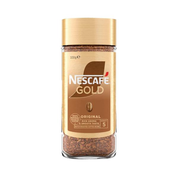 NESCAFE GOLD ORIGINAL SOLUBLE INSTANT COFFEE 100G