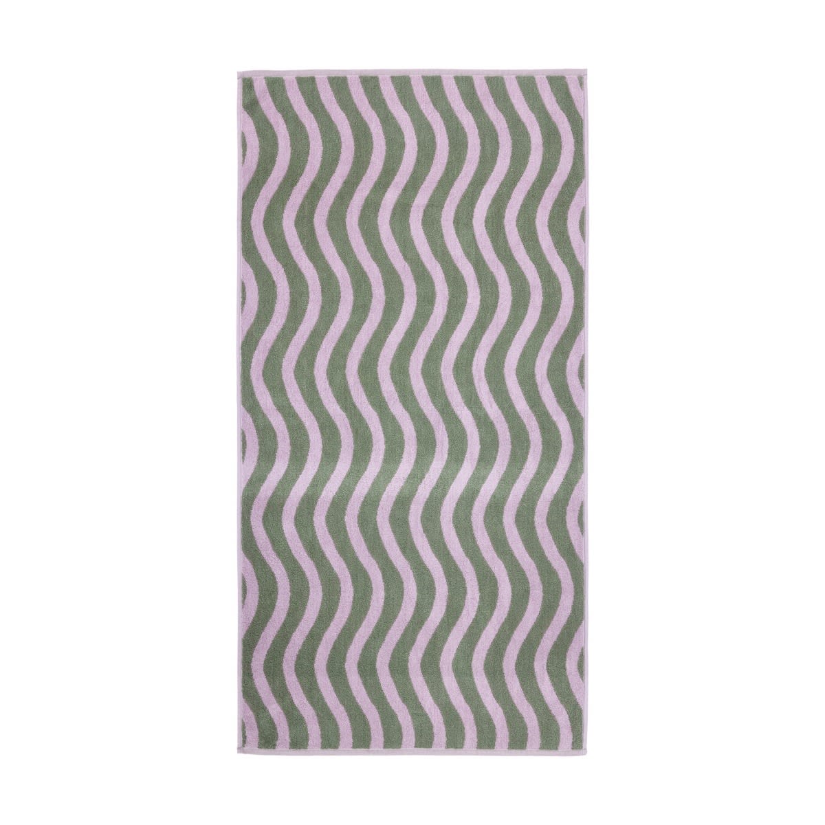 Lilac Wave Cotton Bath Towel