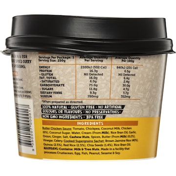 Hart & Soul Supergrain Butter Chicken 250g