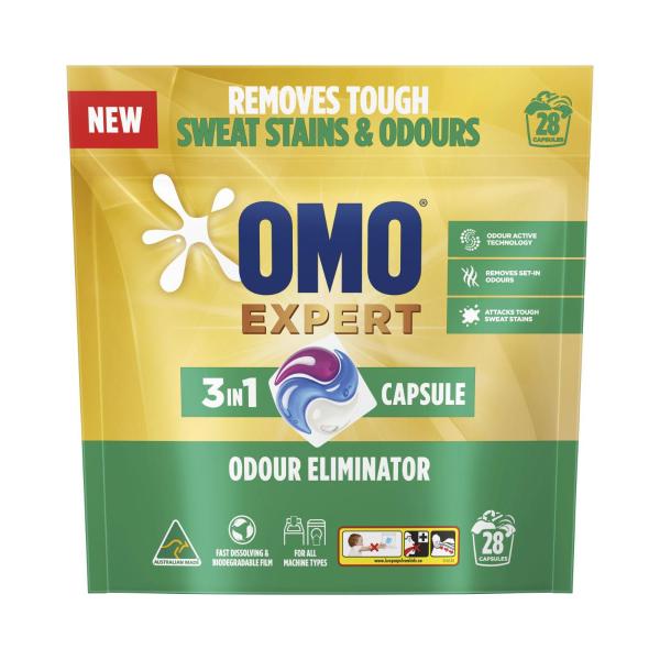 Expert Laundry Capsules 3 In 1 Odour Eliminator