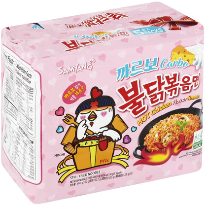 Samyang Ramen Hot Chicken Carbonara 5 Pack