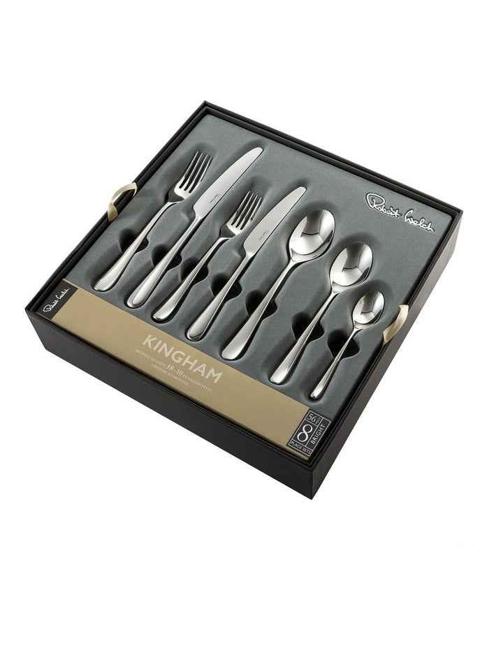 Kingham Cutlery Set 56 Piece in Silver