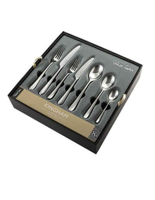 Kingham Cutlery Set 56 Piece in Silver