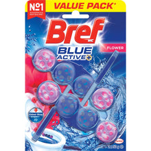 Bref Blue Active Flower Toilet Cleaner Block 50g x 2 pack