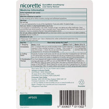Nicorette Quick Mist Mouth Spray Cool Berry 13.2mL