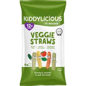 Kiddylicious Veggie Straws 4 pack