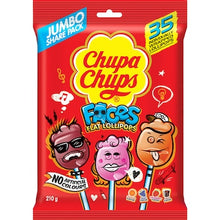 Chupa Chups Faces Flat Lollipops 35 pack