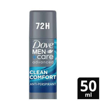 Men Deodorant Advanced 72Hr Aerosol Clean Comfort Travel Pack