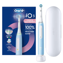 Oral-B iO Series 3 Gentle Care Sensitive White Electric Toothbrush (Ice Blue)