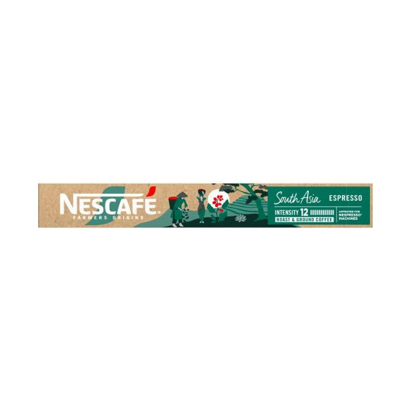 NESCAFE FARMERS ORIGINS SOUTH ASIA COFFEE CAPSULES 10 PACK