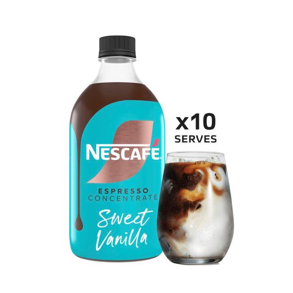 NESCAFE ESPRESSO CONCENTRATE SWEET VANILLA LIQUID COFFEE 500ML