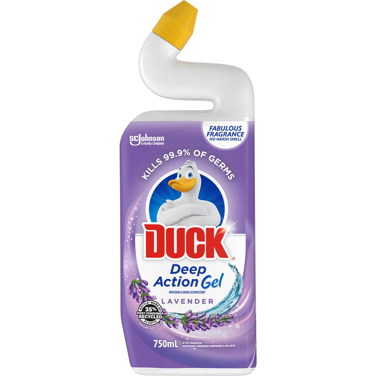 Duck Deep Action Gel Toilet Cleaner Lavender 750ml