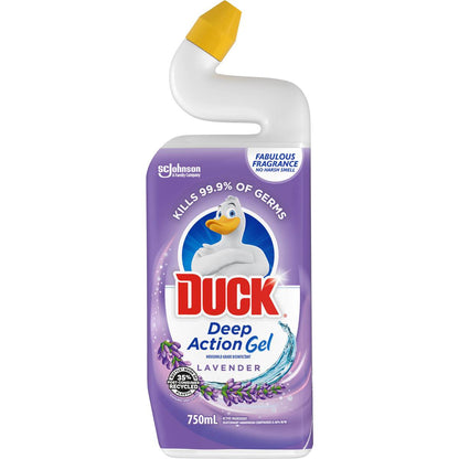 Duck Deep Action Gel Toilet Cleaner Lavender 750ml