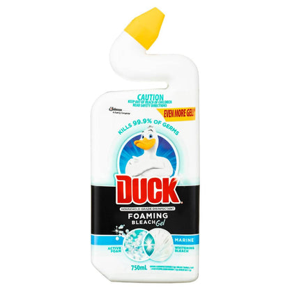 Duck Foaming Bleach Gel Toilet Cleaner Marine 750ml
