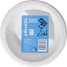 Armada Paper Bowls White 50 pack