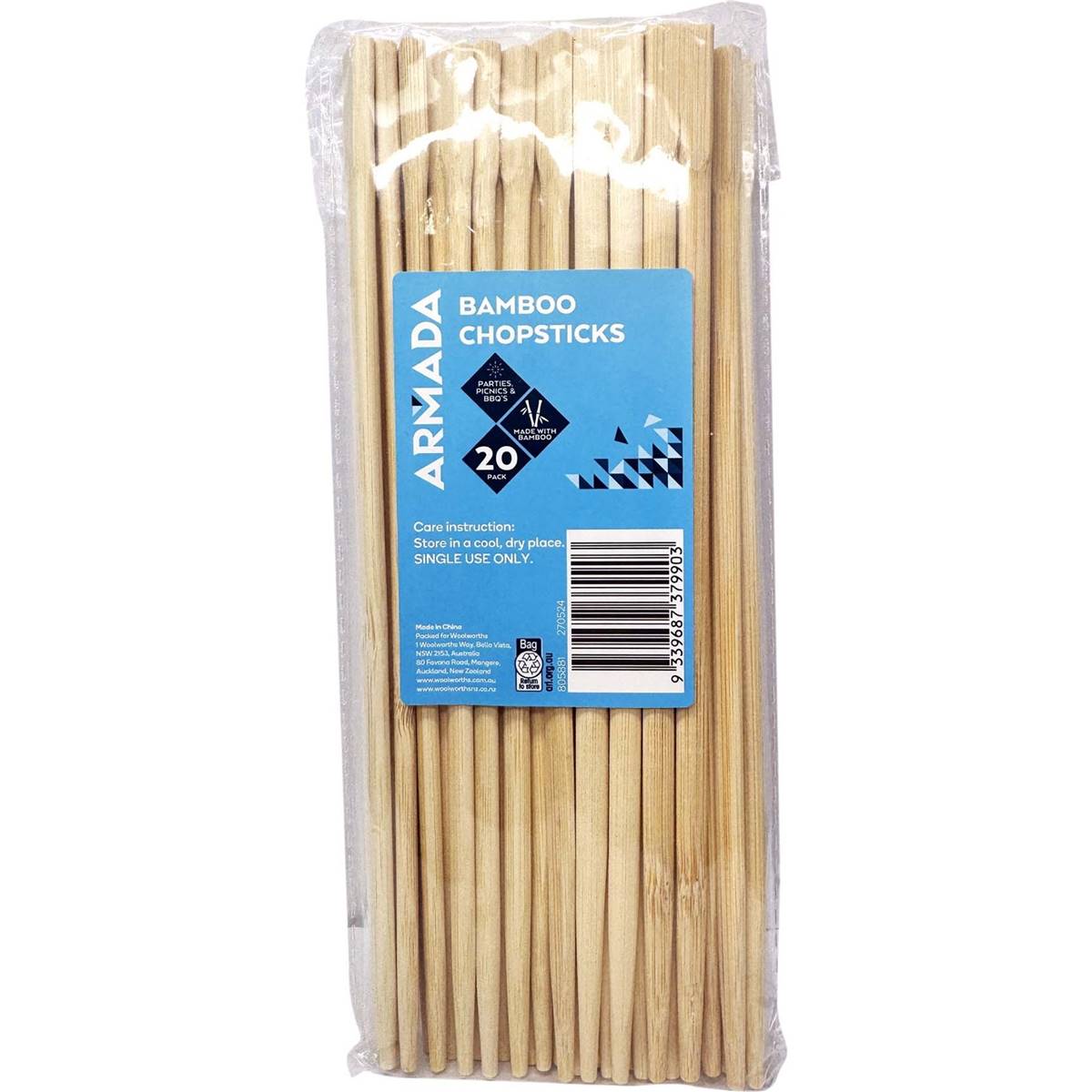 Armada Bamboo Chopsticks 20 pack