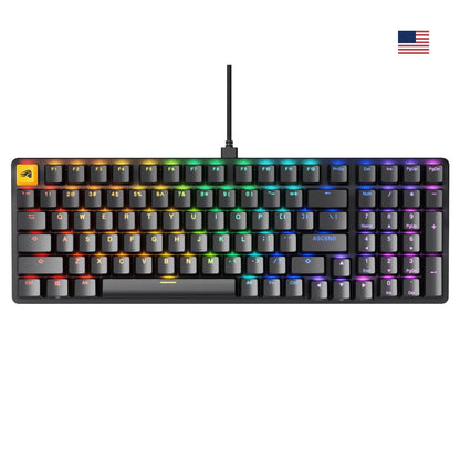 Glorious GMMK 2 Full Size Prebuilt Gaming Keyboard (Black)