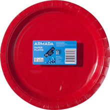 Armada Paper Plates Coloured Assorted 20 pack
