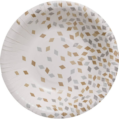 Armada Paper Bowls Gold & Silver 10 pack
