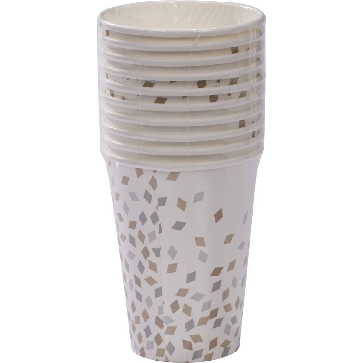 Armada Paper Cups Gold & Silver 10 pack