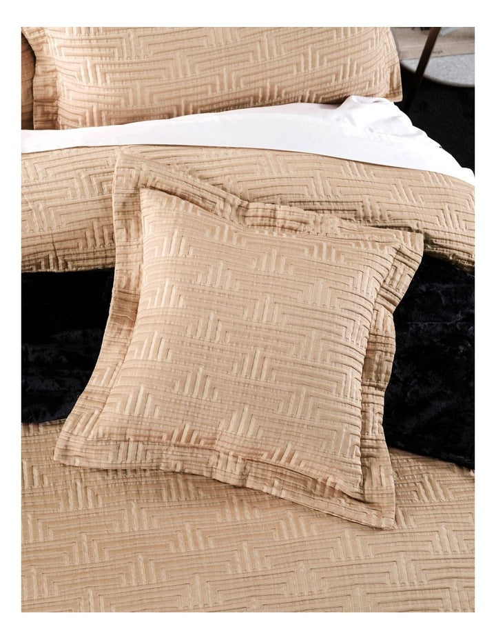 Winston Quilt Cover Set Gold