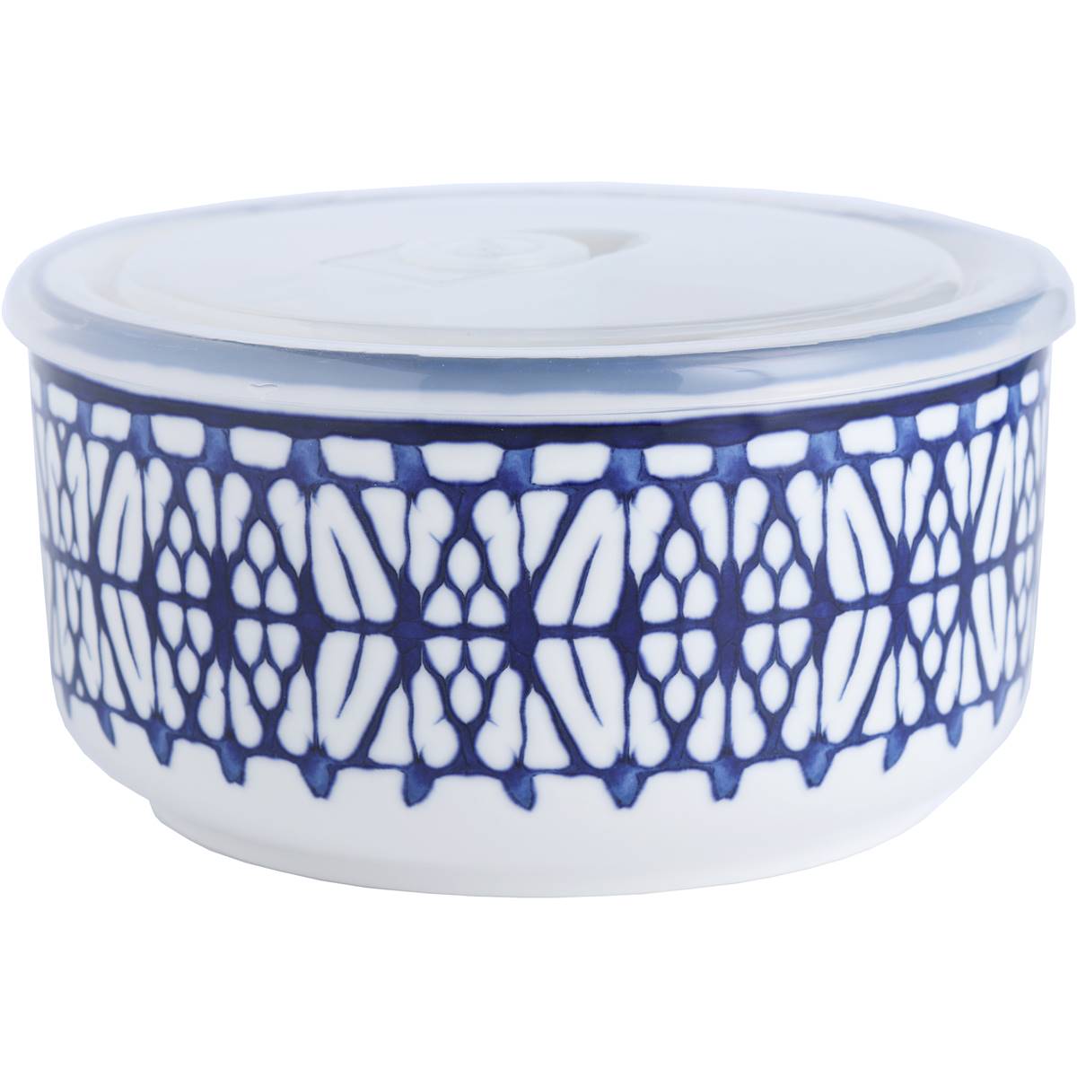 MINT Embossed Bowl With Lid Medium Each