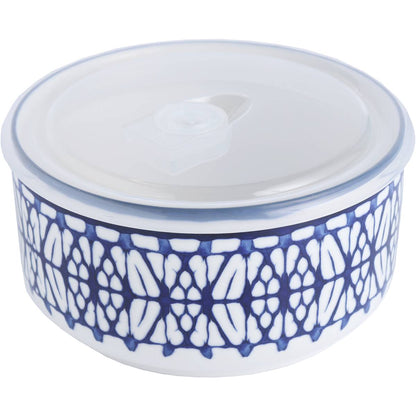 MINT Embossed Bowl With Lid Medium Each