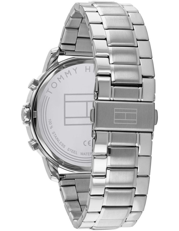 Multi-Function Dark Grey Stainless Steel Watch 1791794