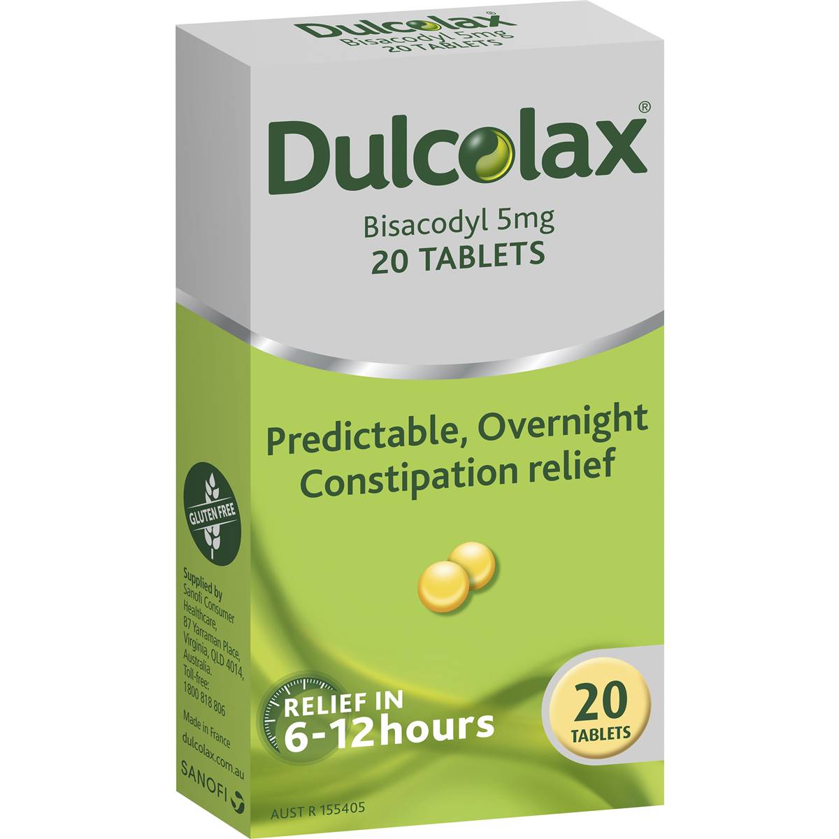 Dulcolax Constipation Relief 5mg 20 Tablets