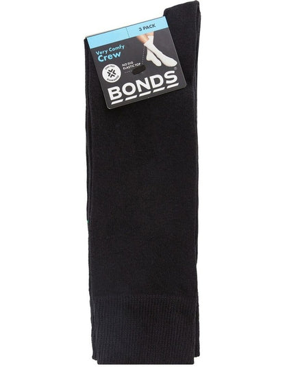 Mens Oxford Business Socks 3 Pack in Black