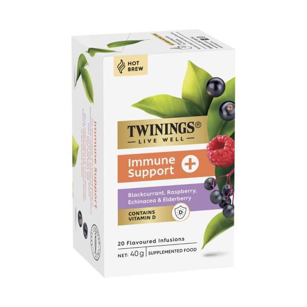 TWININGS LIVE WELL IMMUNE SUPPORT 20 PACK