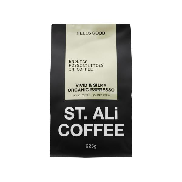 ST ALI FEELS GOOD BLEND GROUND COFFEE 225G