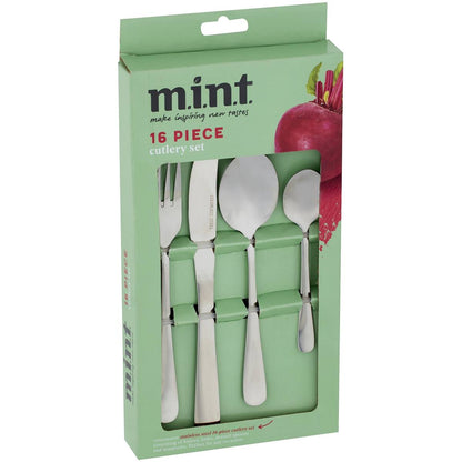 MINT Cutlery Set Stainless Steel 16 Pack