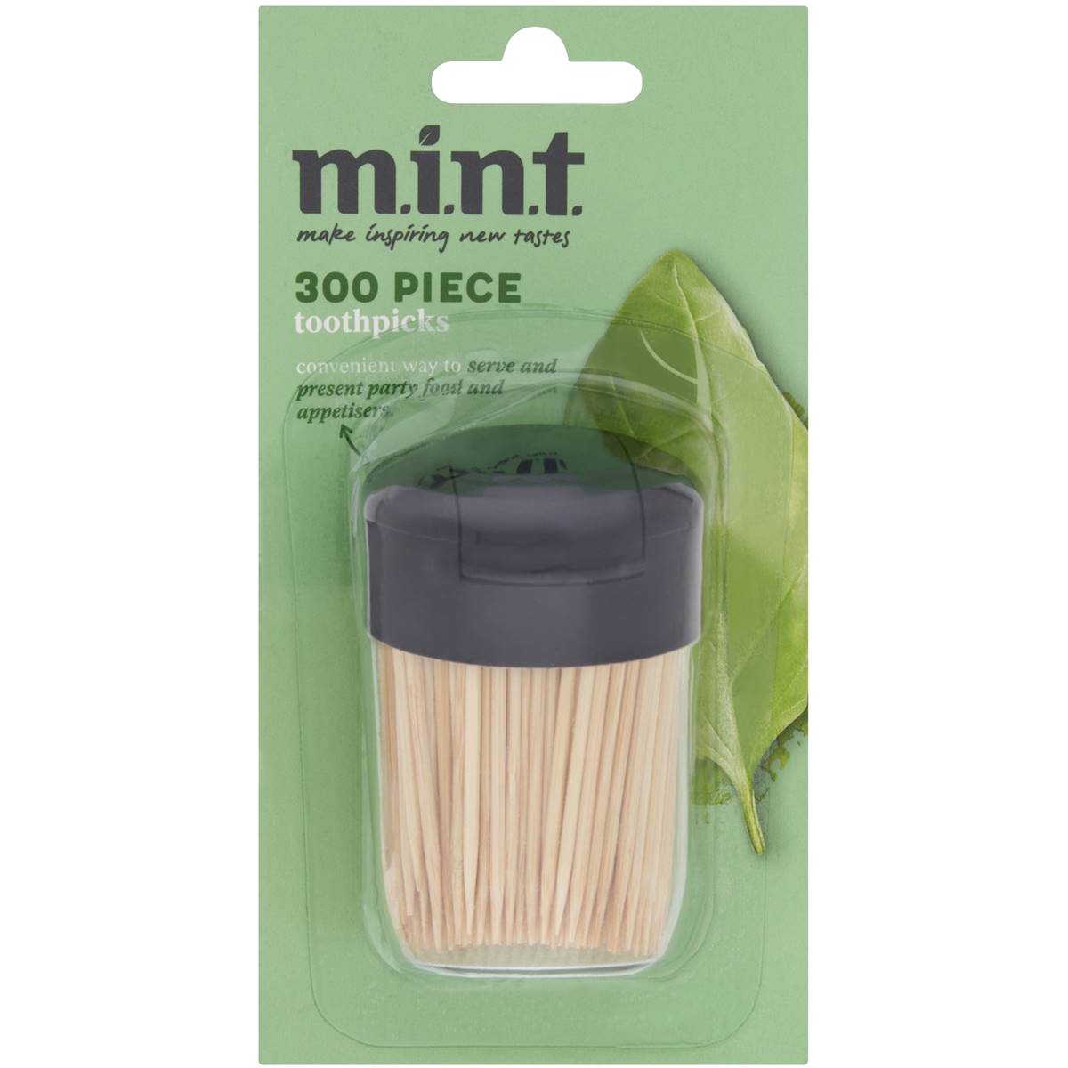MINT Toothpicks Holder 300 Pack
