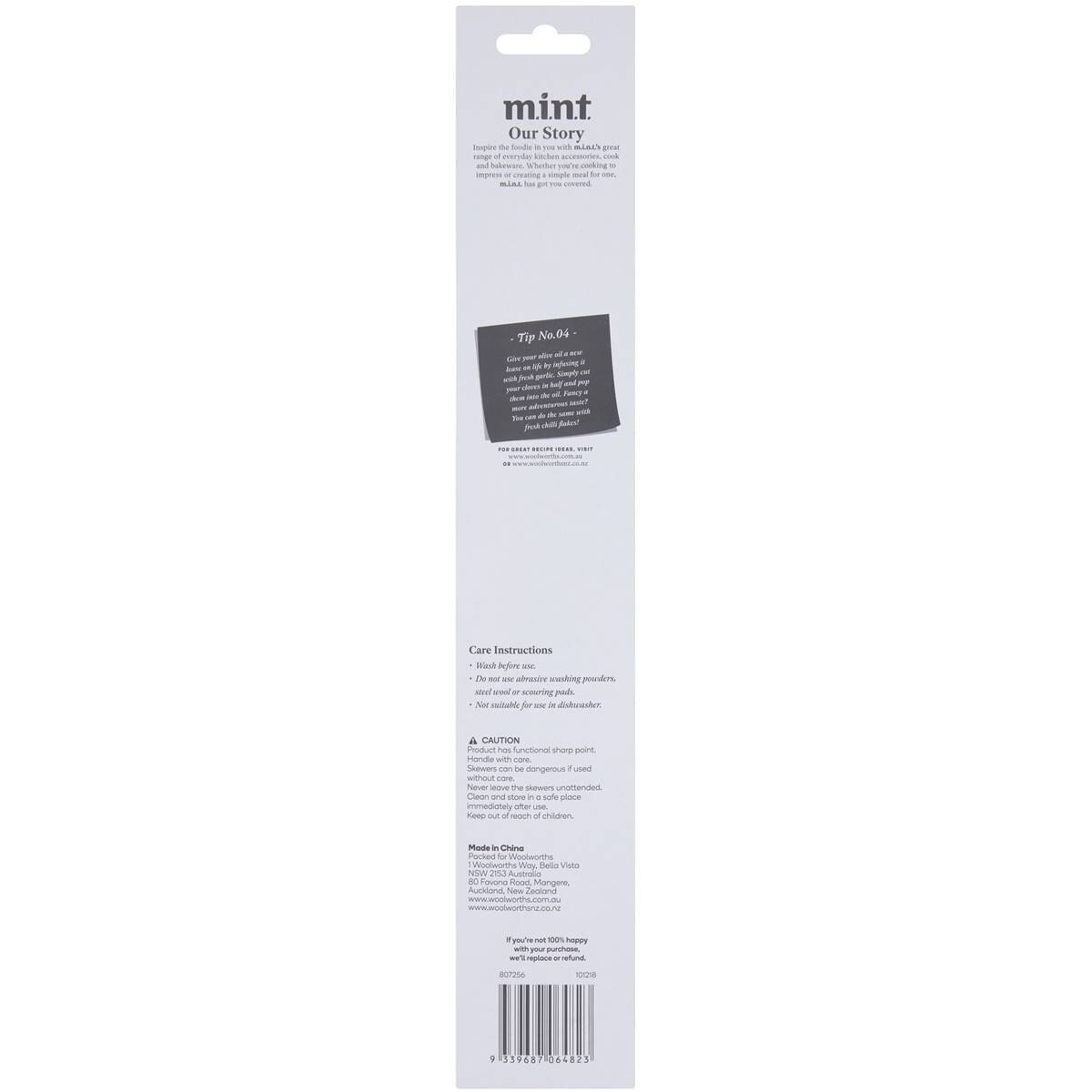 MINT Metal Skewer 25cm 10 Pack
